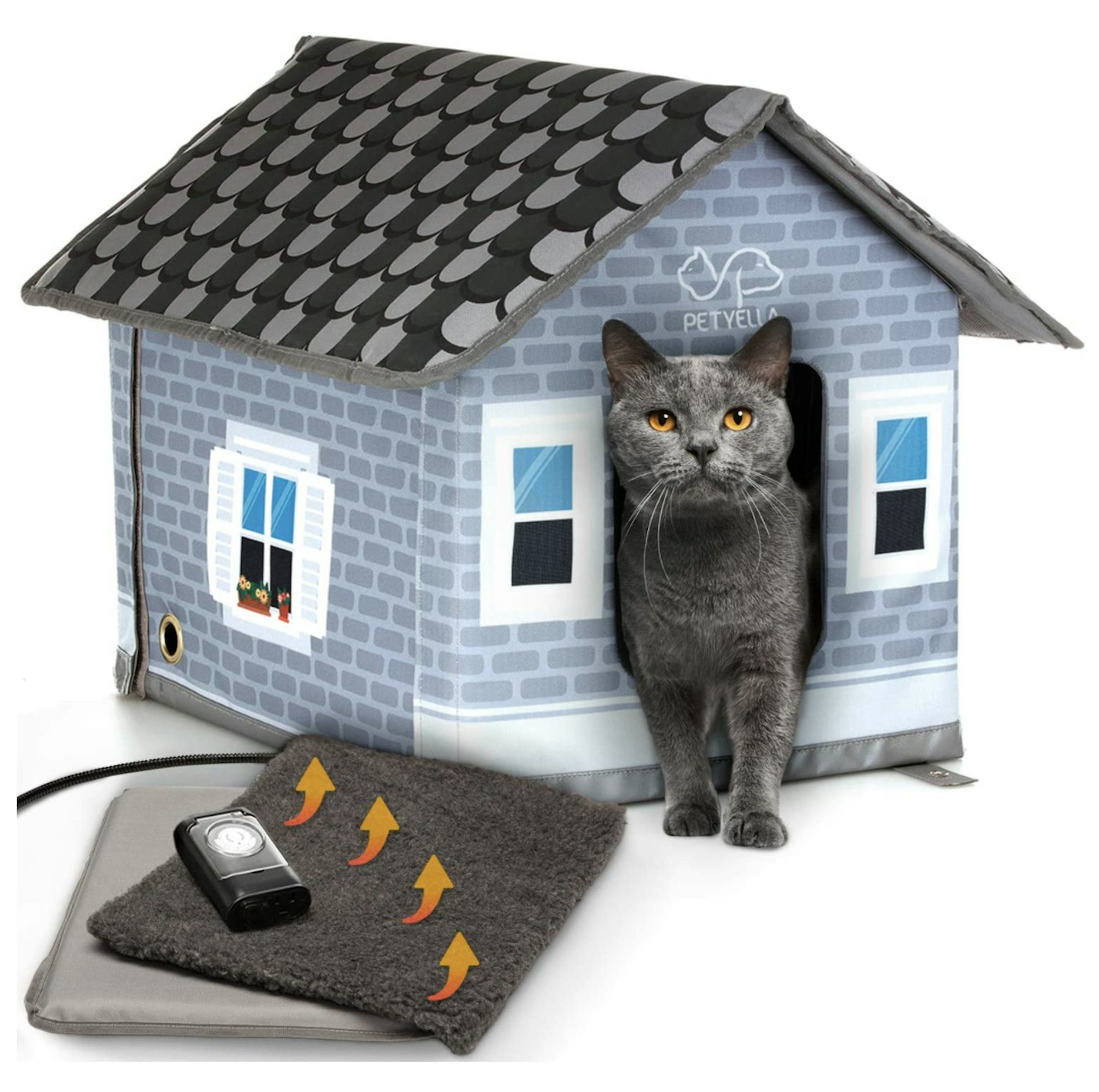 PETYELLA Heated Cat Houses for Outdoor Cats