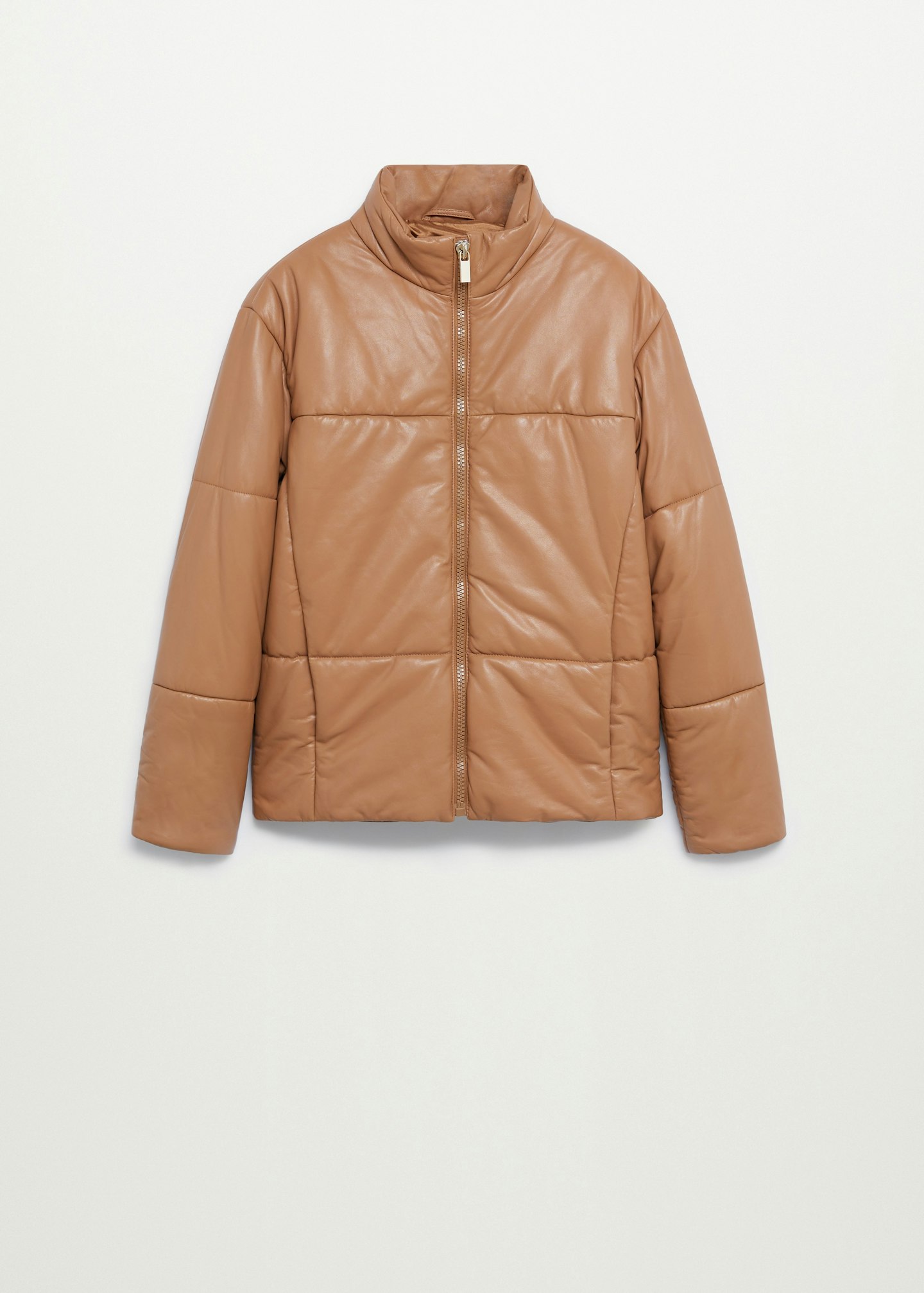 Mango, Quilted Leather Jacket, £339.99