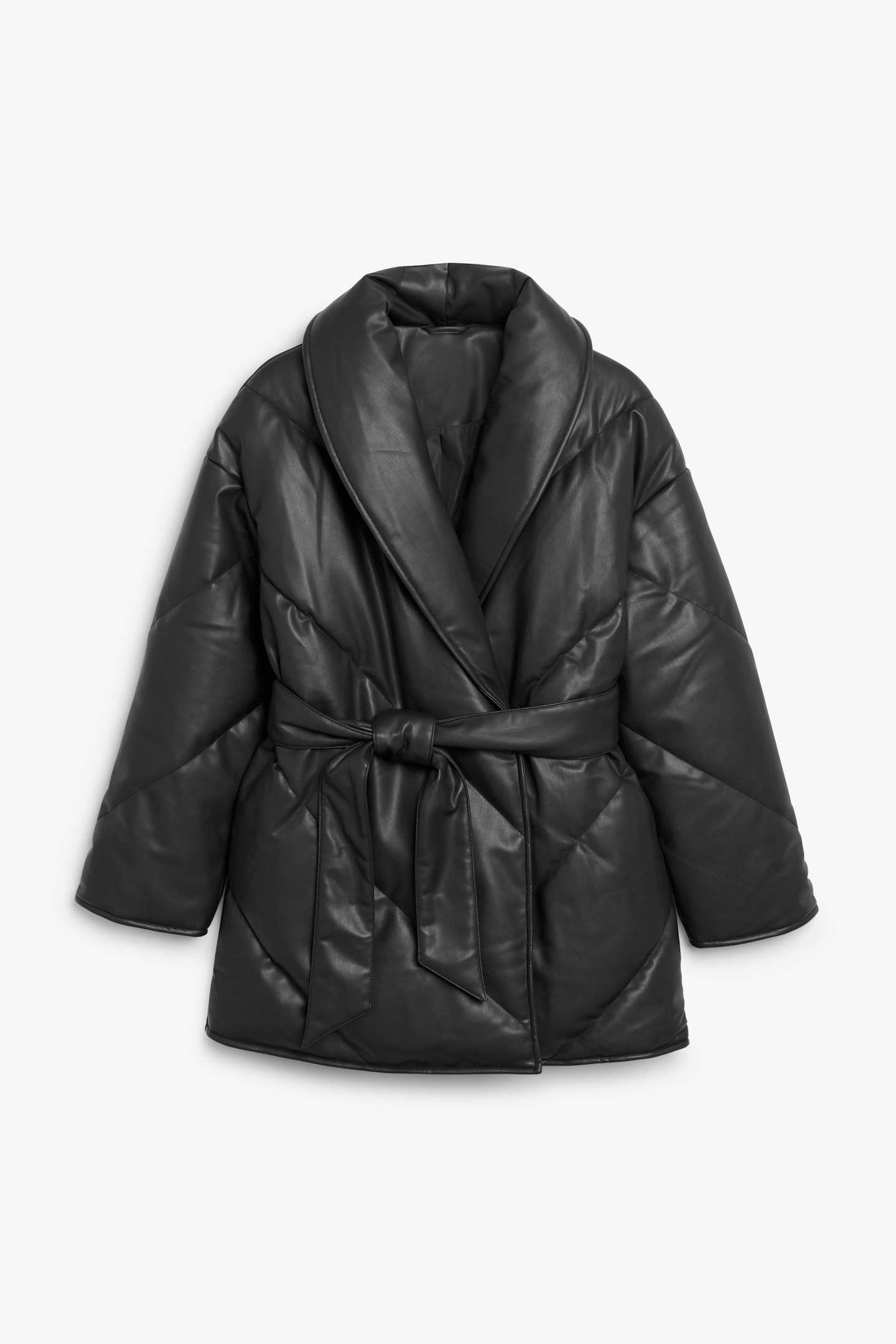 Monki, Faux-Leather Coat, £75
