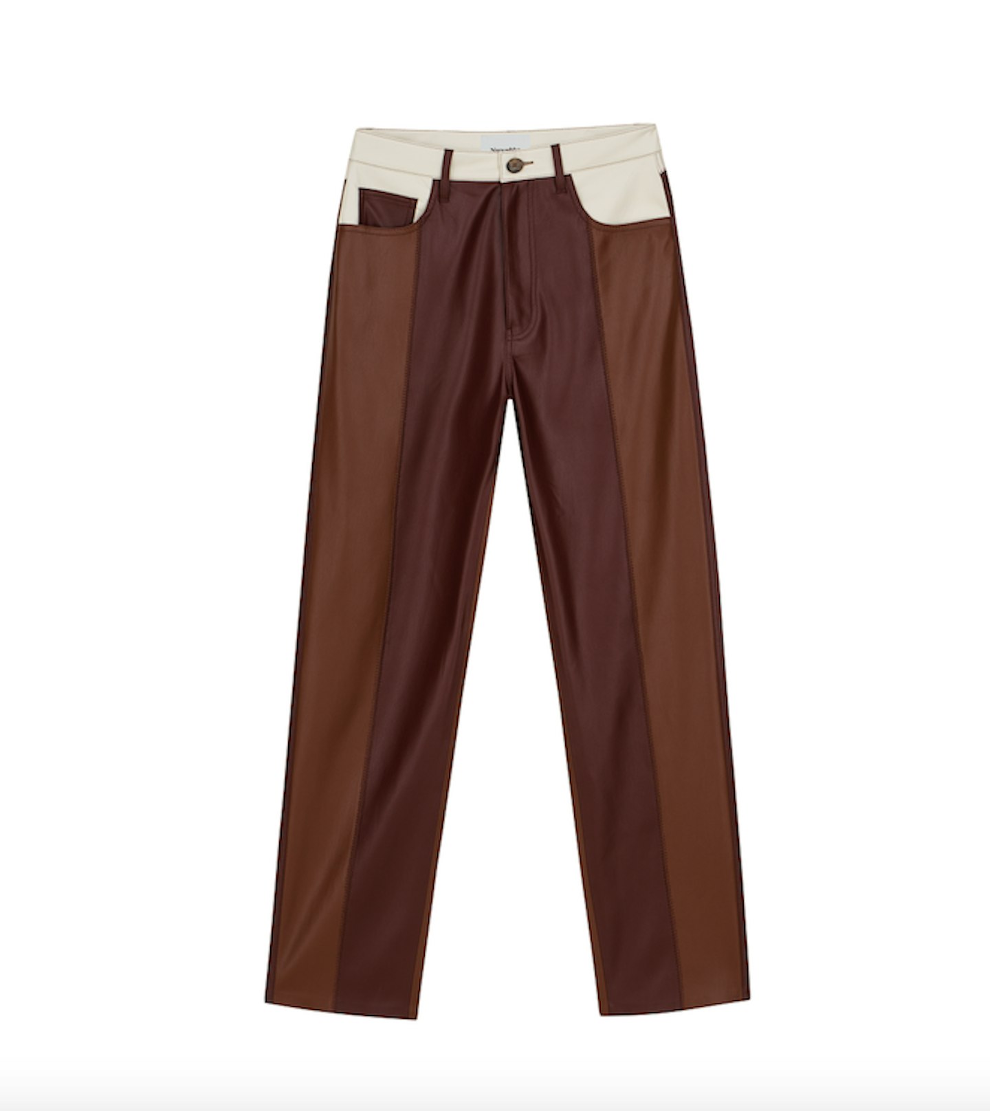 Nanushka, Vegan Leather Pants Patchwork, £380