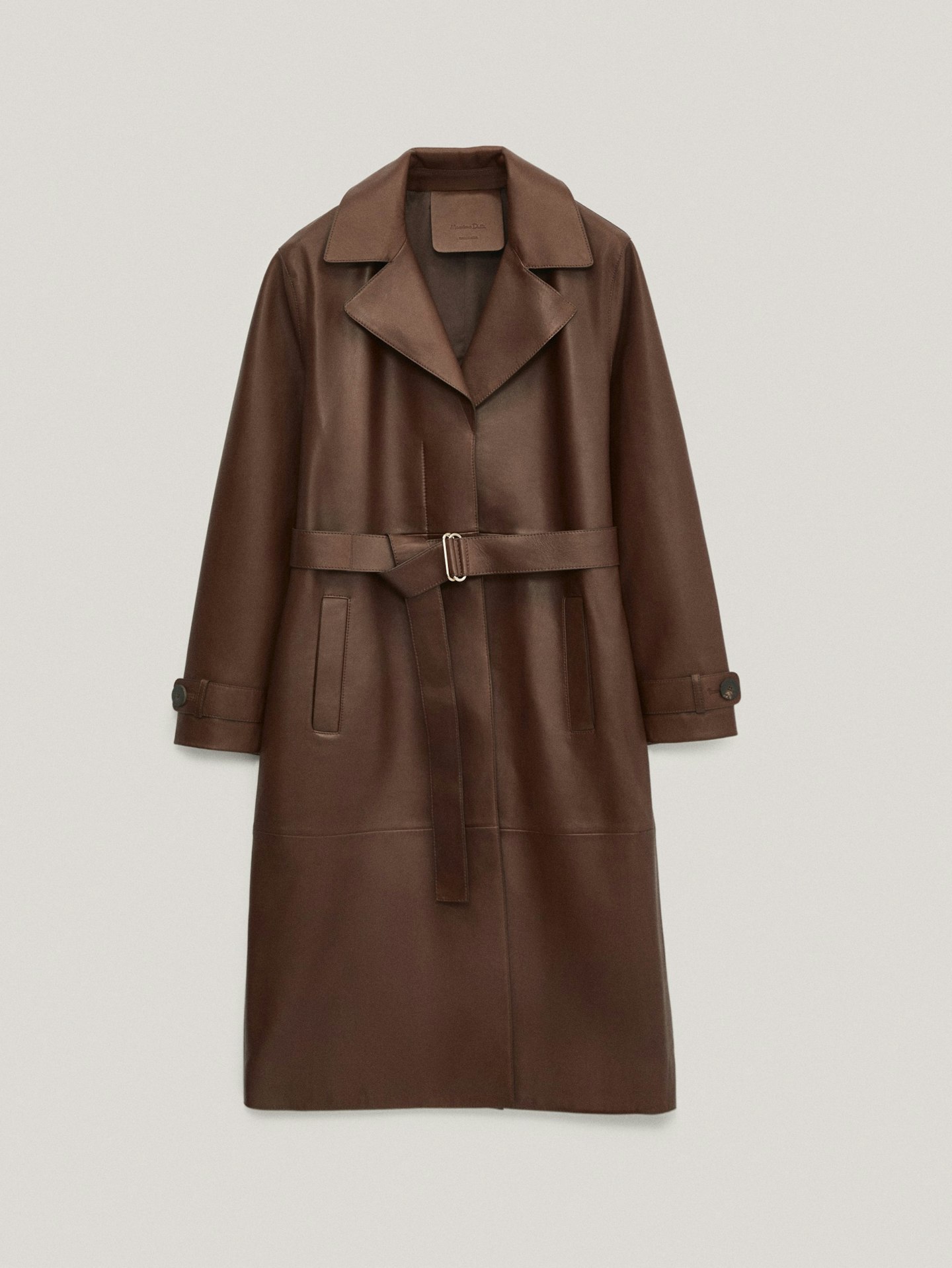 Massimo Dutti, Nappa Trench-Style Coat With Belt, £349