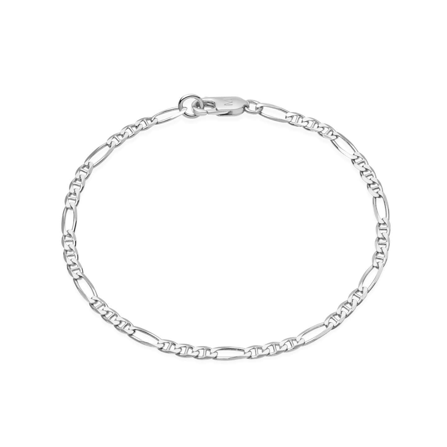 Missoma, men's silver filia chain bracelet, £75