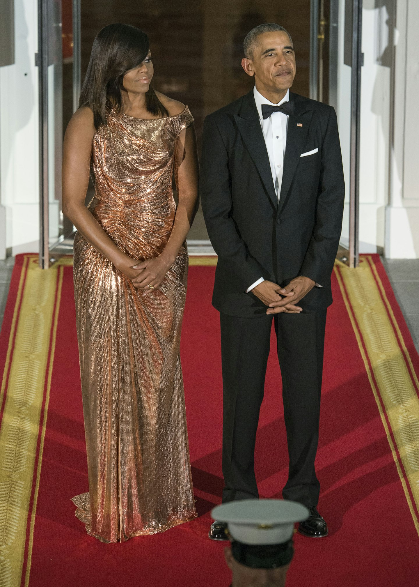 Michelle Obama in Atelier Versace