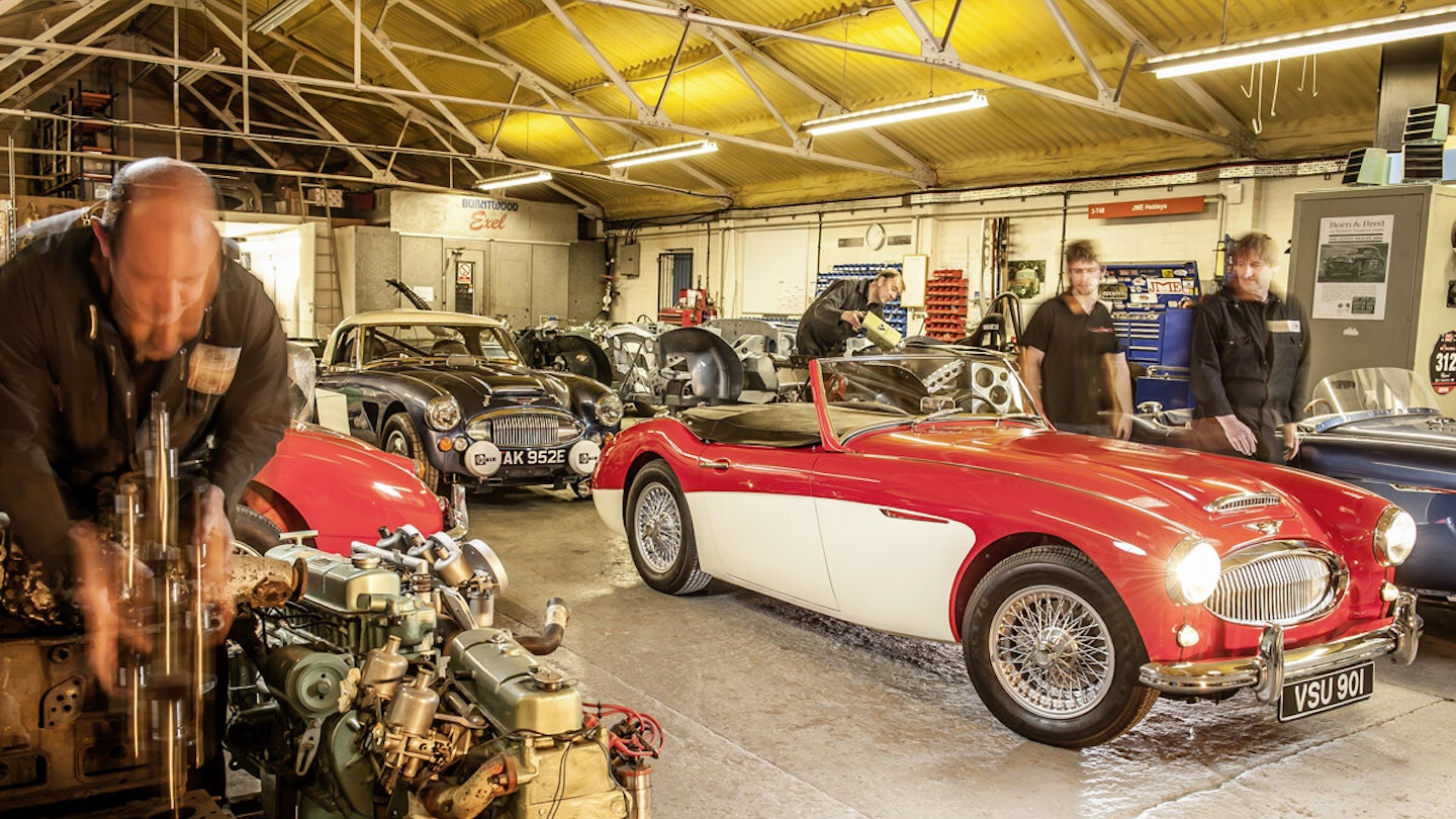 1962 Austin-Healey 3000 had been adandoned to a muddy grave and needed a mountain of money and effort to make it perfect again