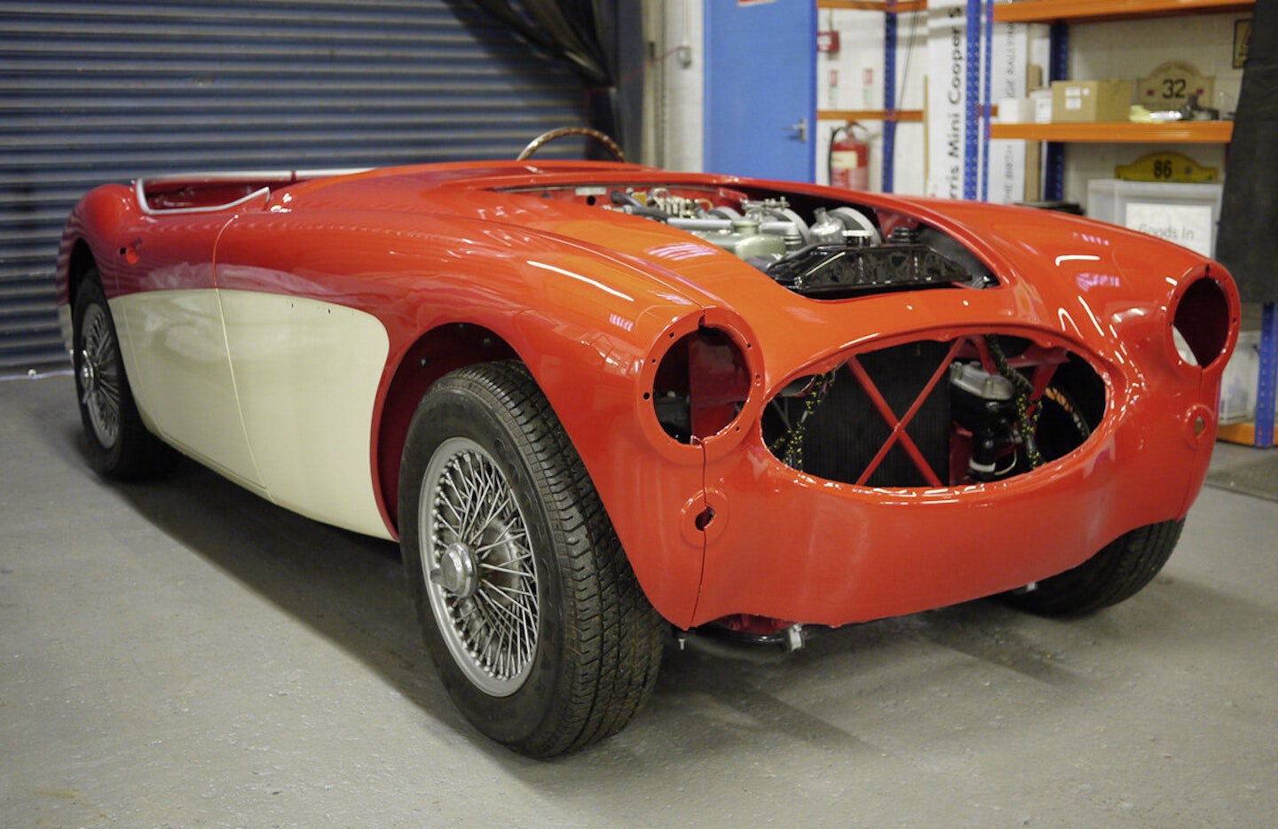 3000 has been repainted in modern two-pack Colorado Red and given Old English White flanks