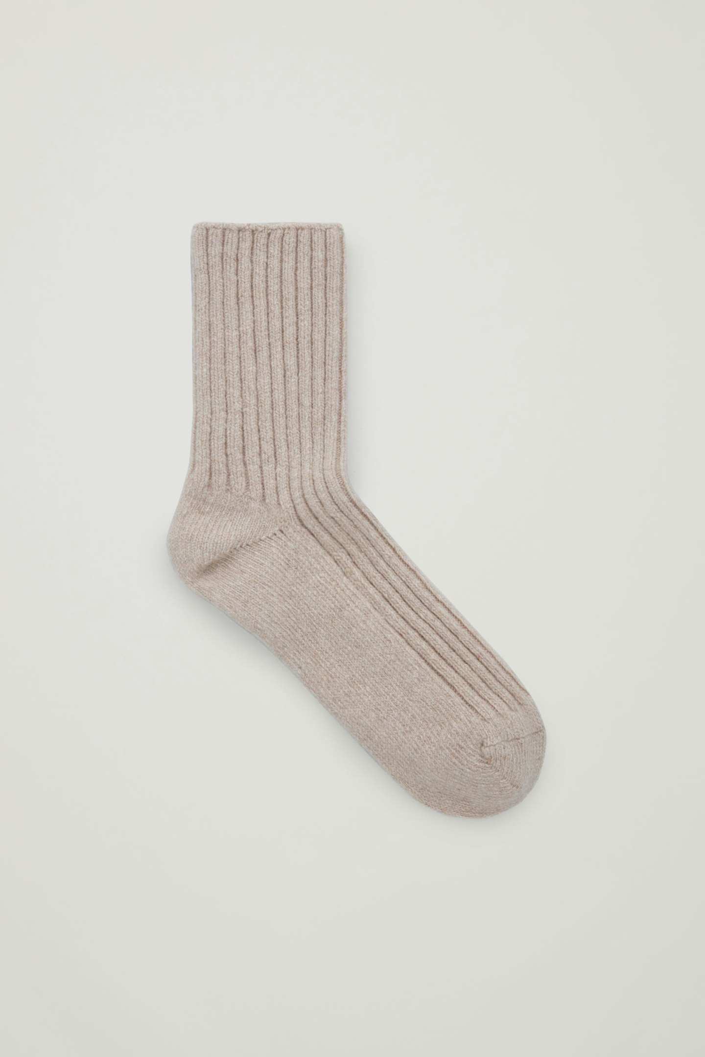 COS, Ribbed Cashmere Socks, £25