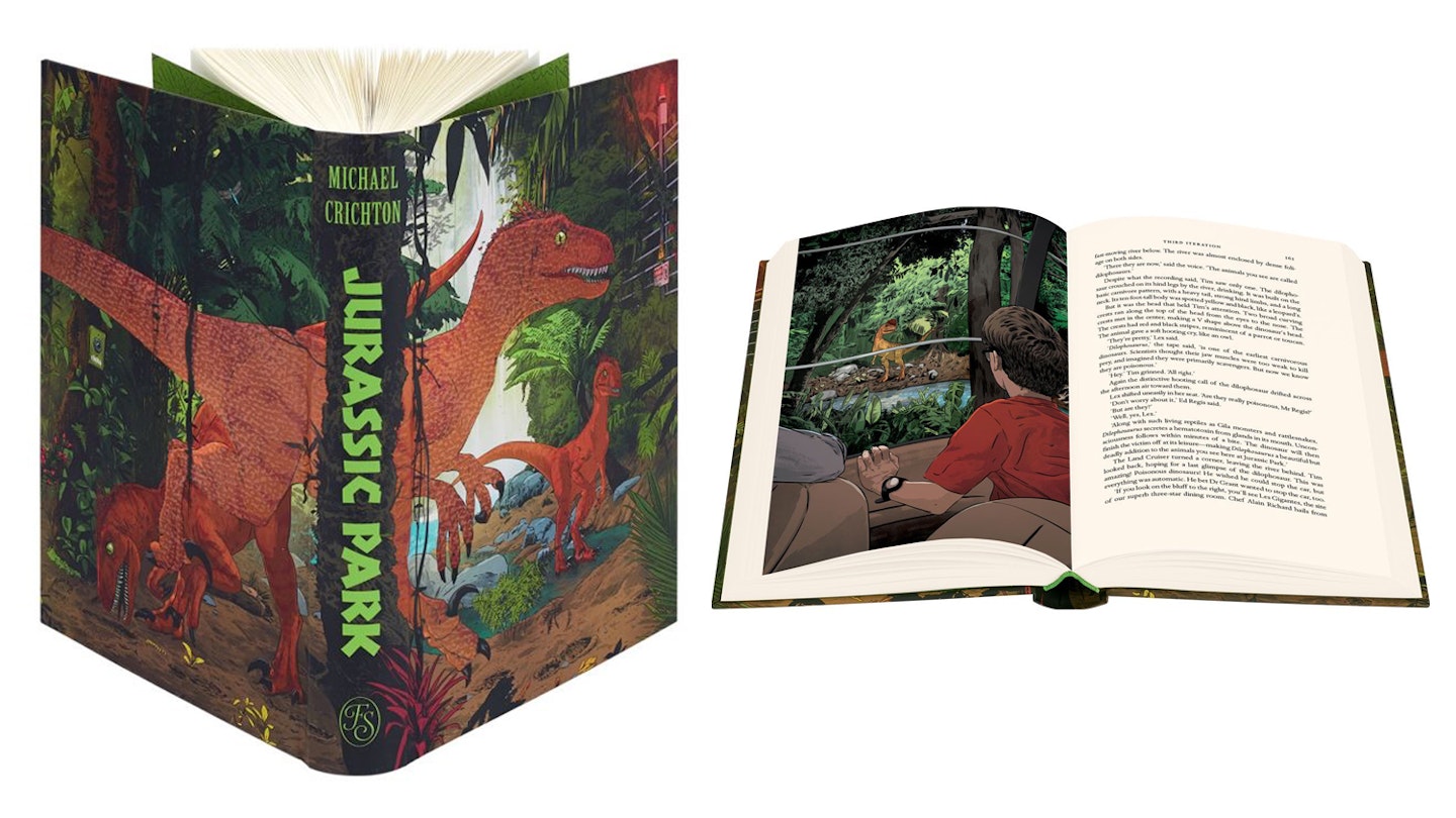 Jurassic Park – Michael Crichton, Folio Society Edition, £39.95