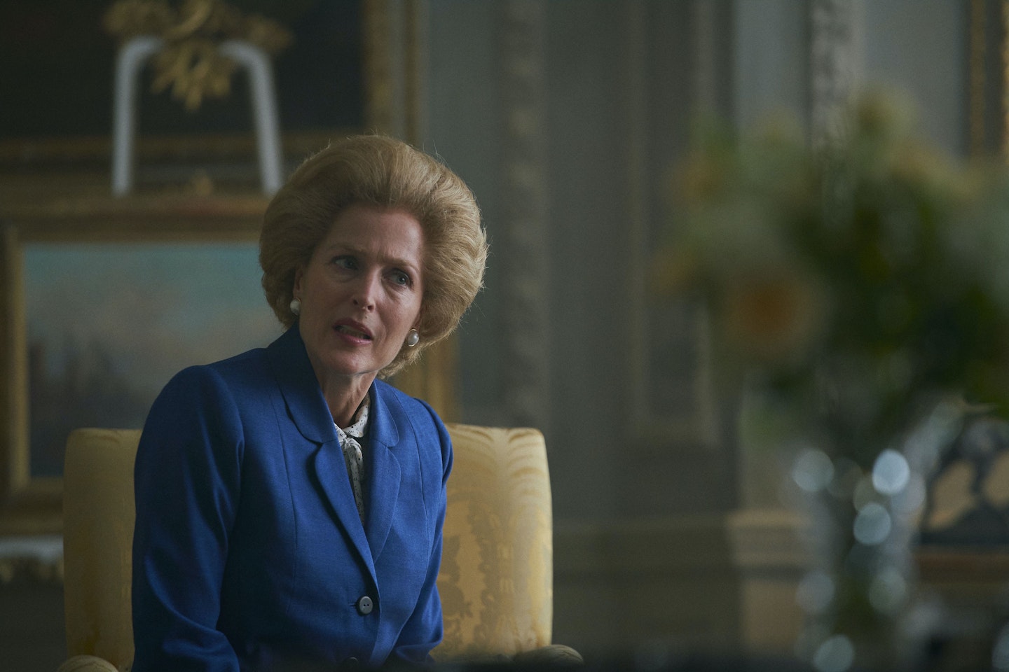Gillian Anderson in The Crown S4