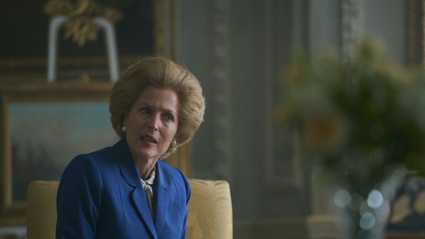 Gillian Anderson in The Crown S4