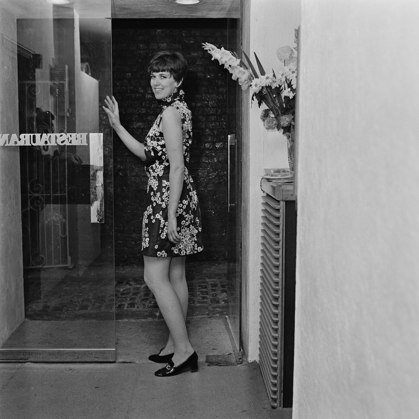 Prue Leith, opening her restaurant in Holland Park, London, 9th October 1969