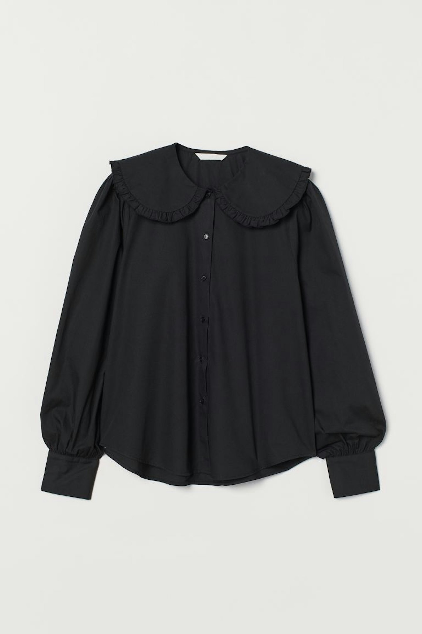 H&M, Large-Collared Blouse, £17.99