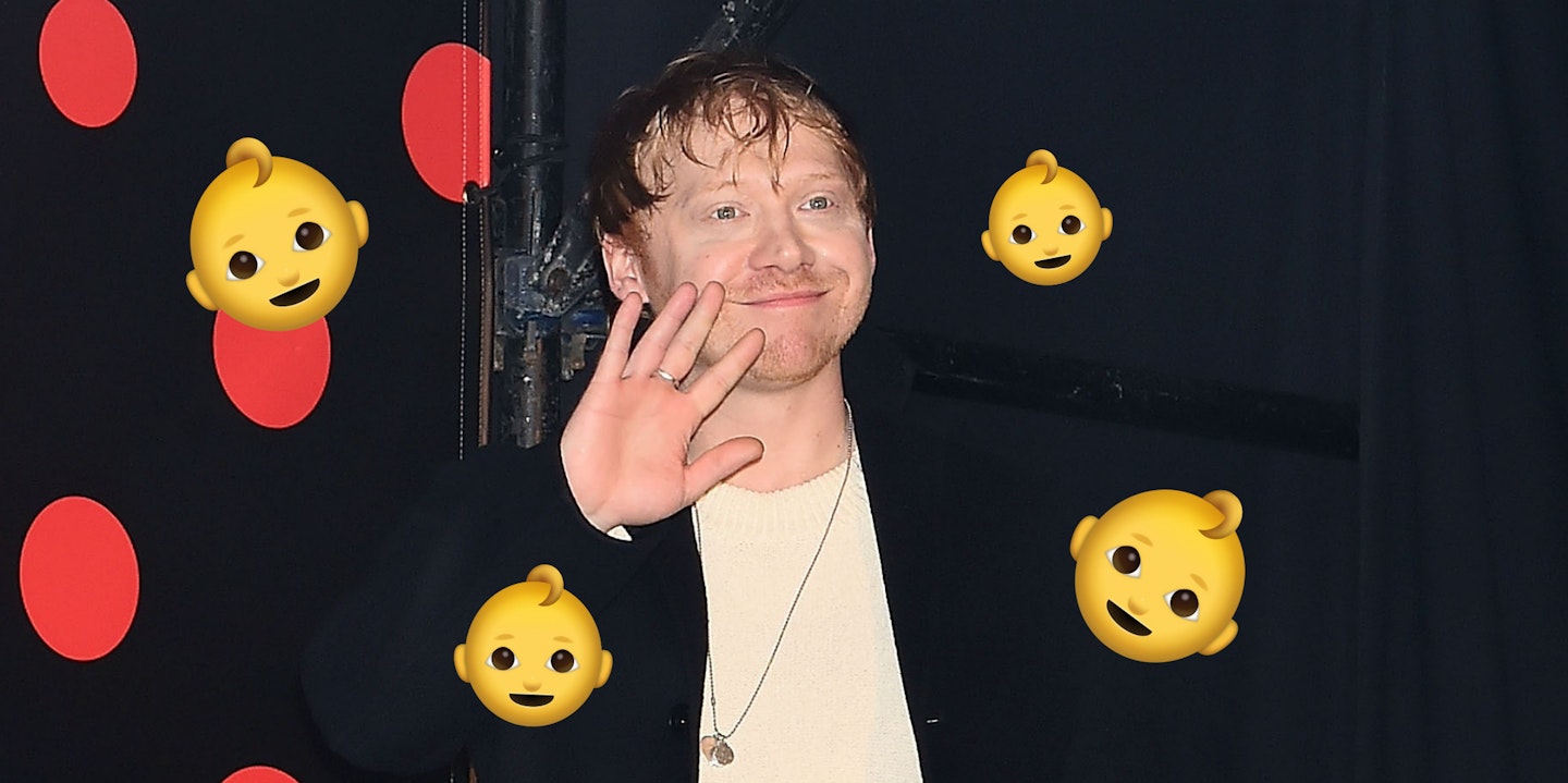Rupert Grint shares first photo of daughter and reveals unusual name