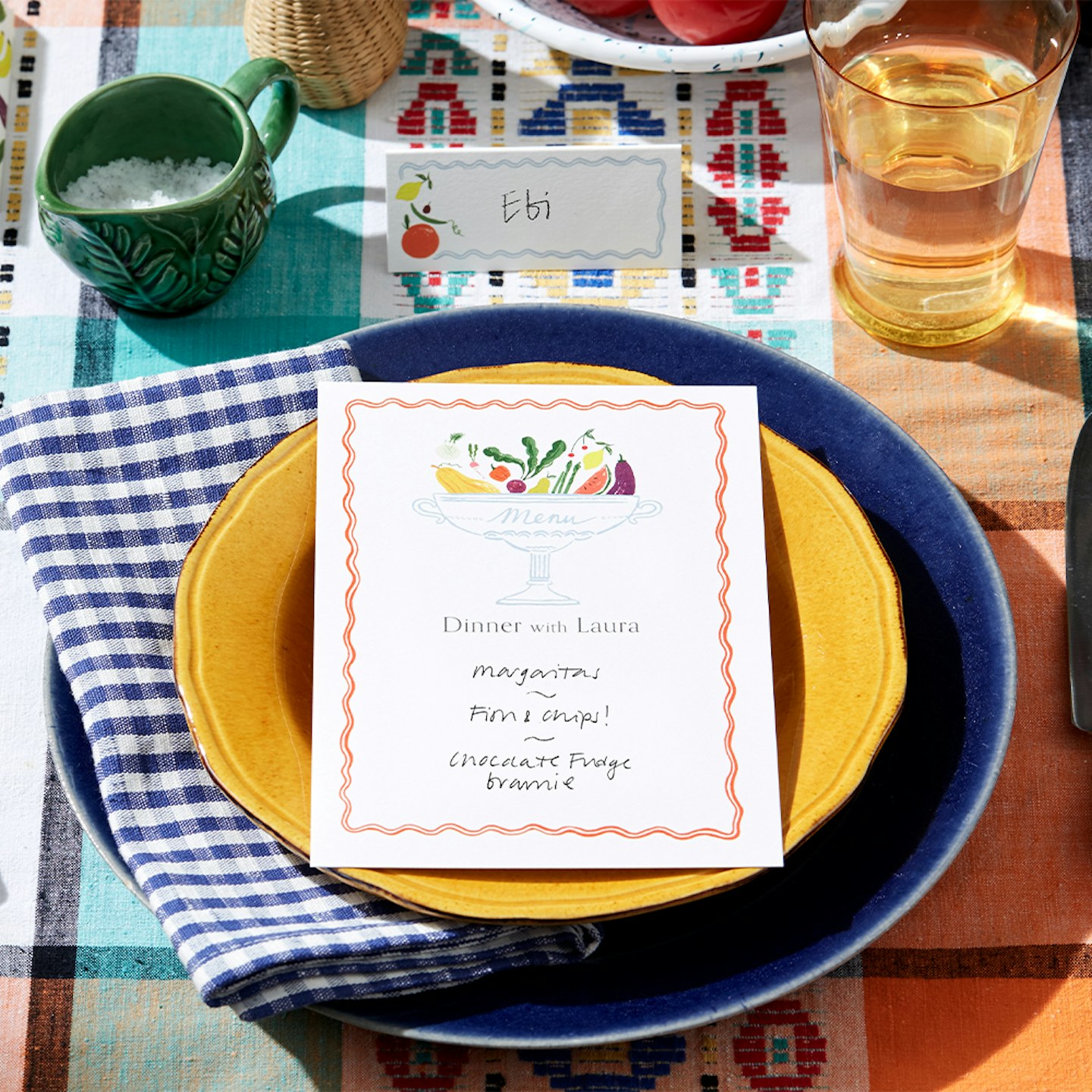 Laura Jackson for Papier, Table setting, £17.50 for 10