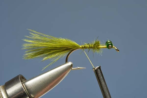 Fishing Flies Size Choice Damsel Nymph Trout Flies 6 x teal Blue Damsel 