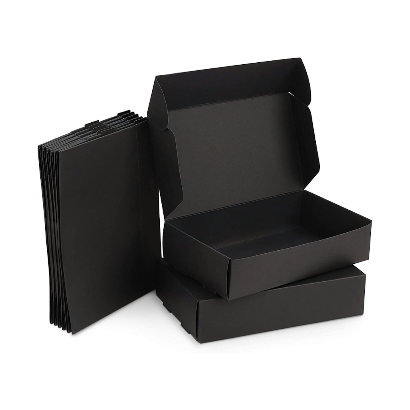 Kurtzy Black Kraft Gift Boxes (20 Pack)