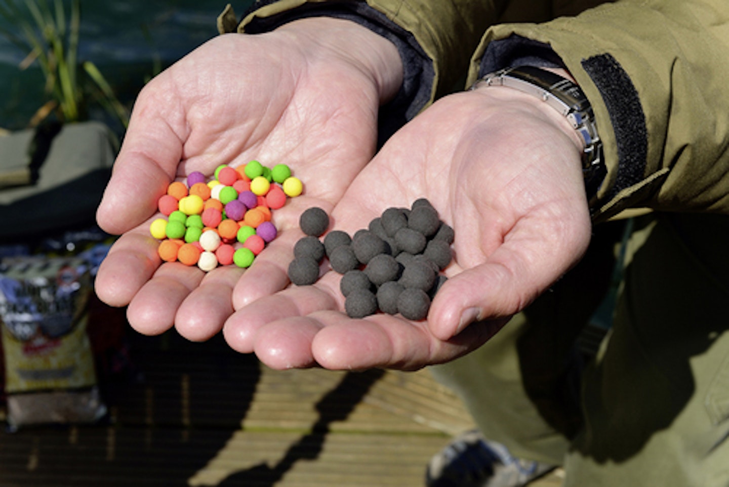 Bright baits work well early season, but more muted colours work best from summer onwards.