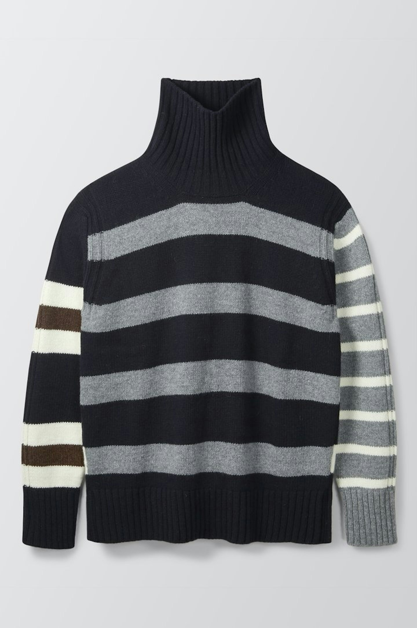 & Daughter, Fintra Stripe Lambswool Tunic, £325