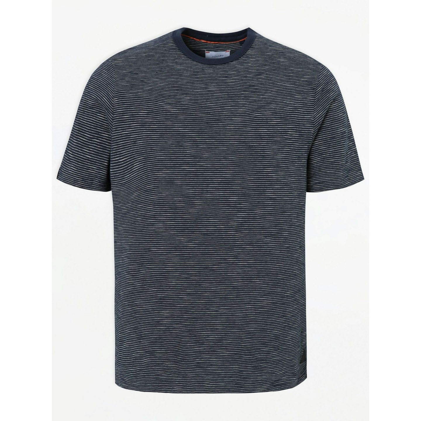 Navy Striped Slub Pocket T-Shirt