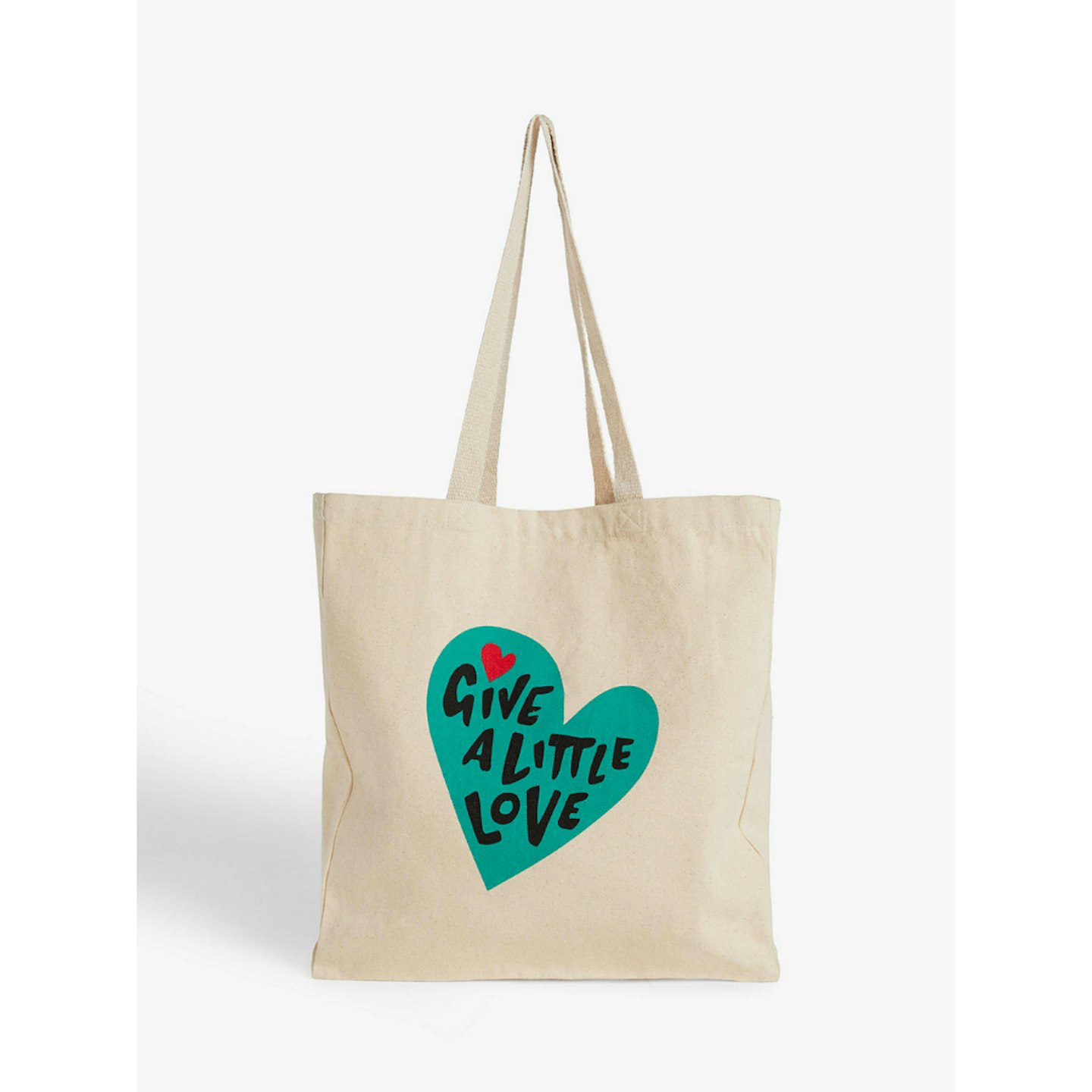 Give a Little Love Cotton Tote Bag