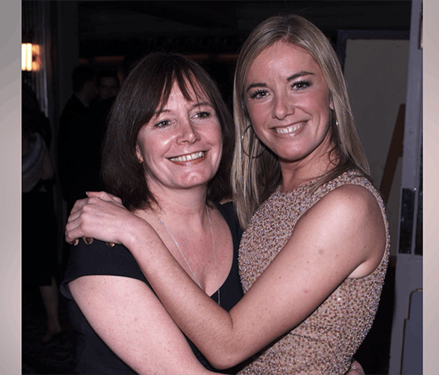 Tamzin Outhwaite and her mum