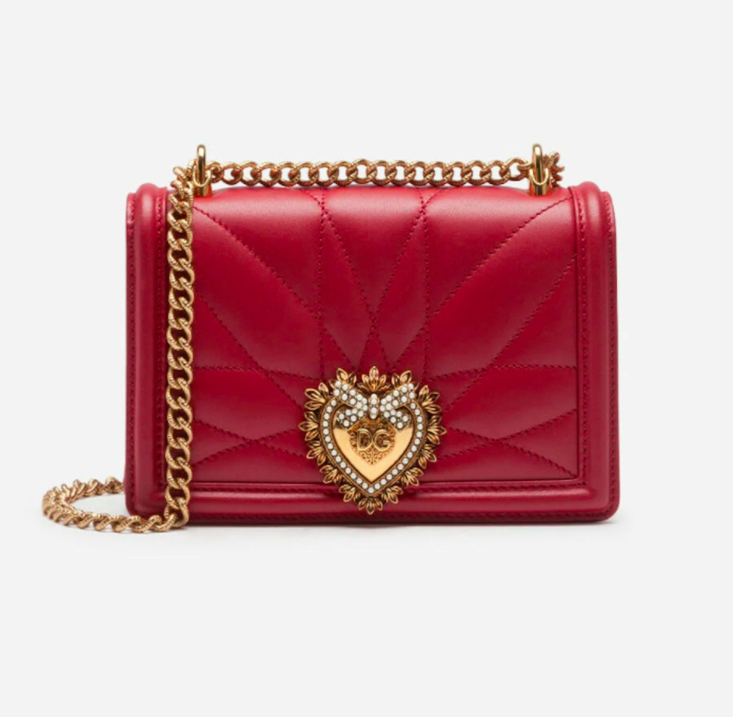 D&G, Small Devotion Cross-Body Bag In Quilted Nappa Leather, £1,400