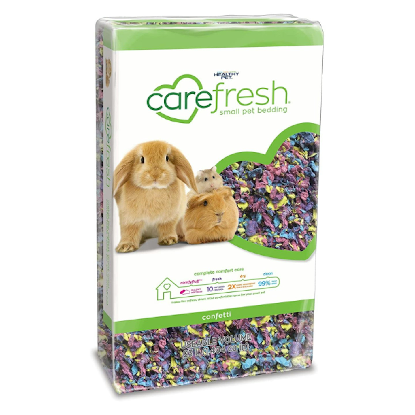 Carefresh Complete Natural Paper Bedding Confetti, 10L