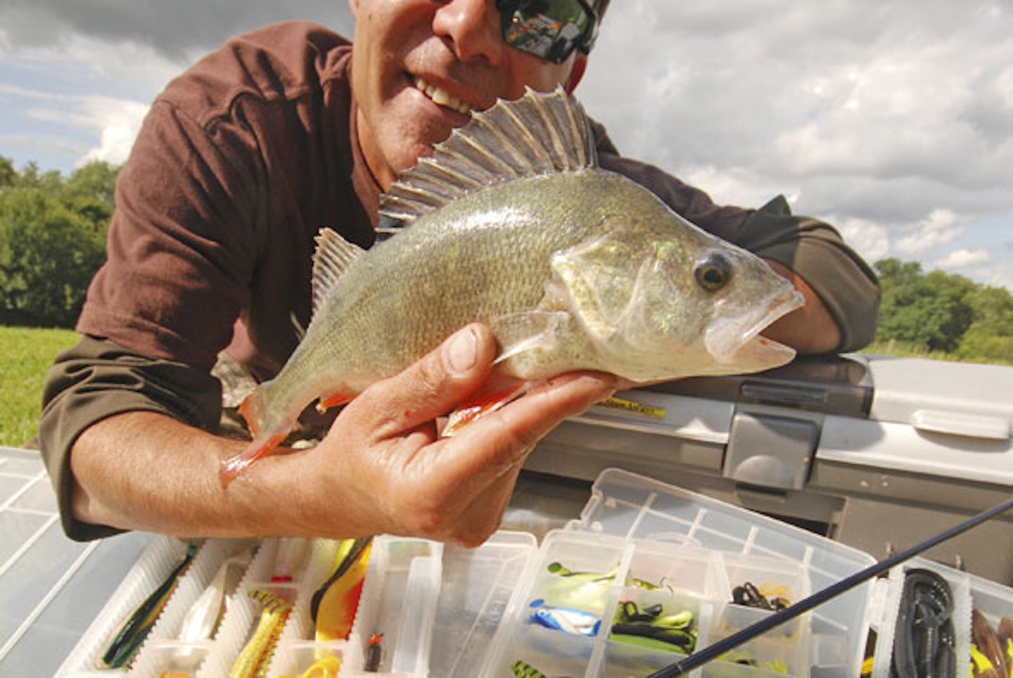 TRY FISHING WITH PLASTIC BAITS TO CATCH BIG PERCH