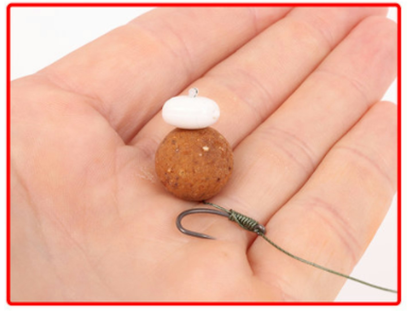 TIP PELLETS AND BOILIES WITH FAKE CORN 