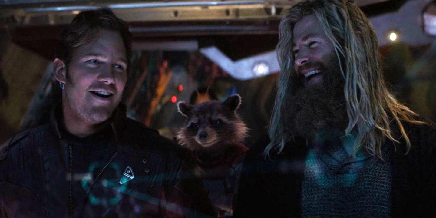 Chris Pratt, Sean Gunn, Chris Hemsworth Avengers: Endgame