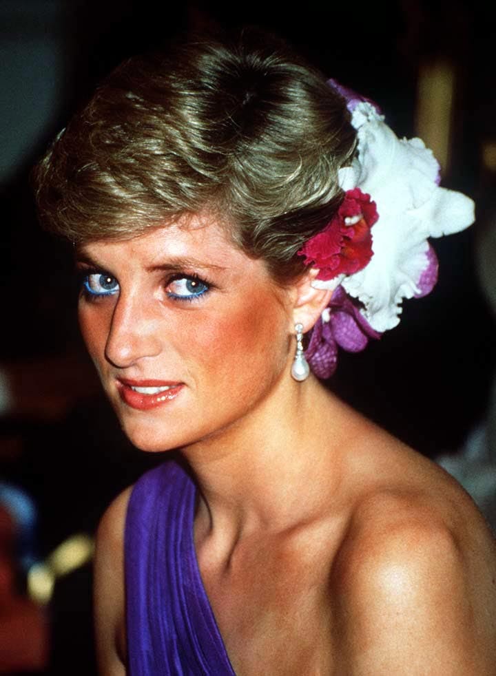 How Princess Diana Would've Looked With Long Hair - YouTube
