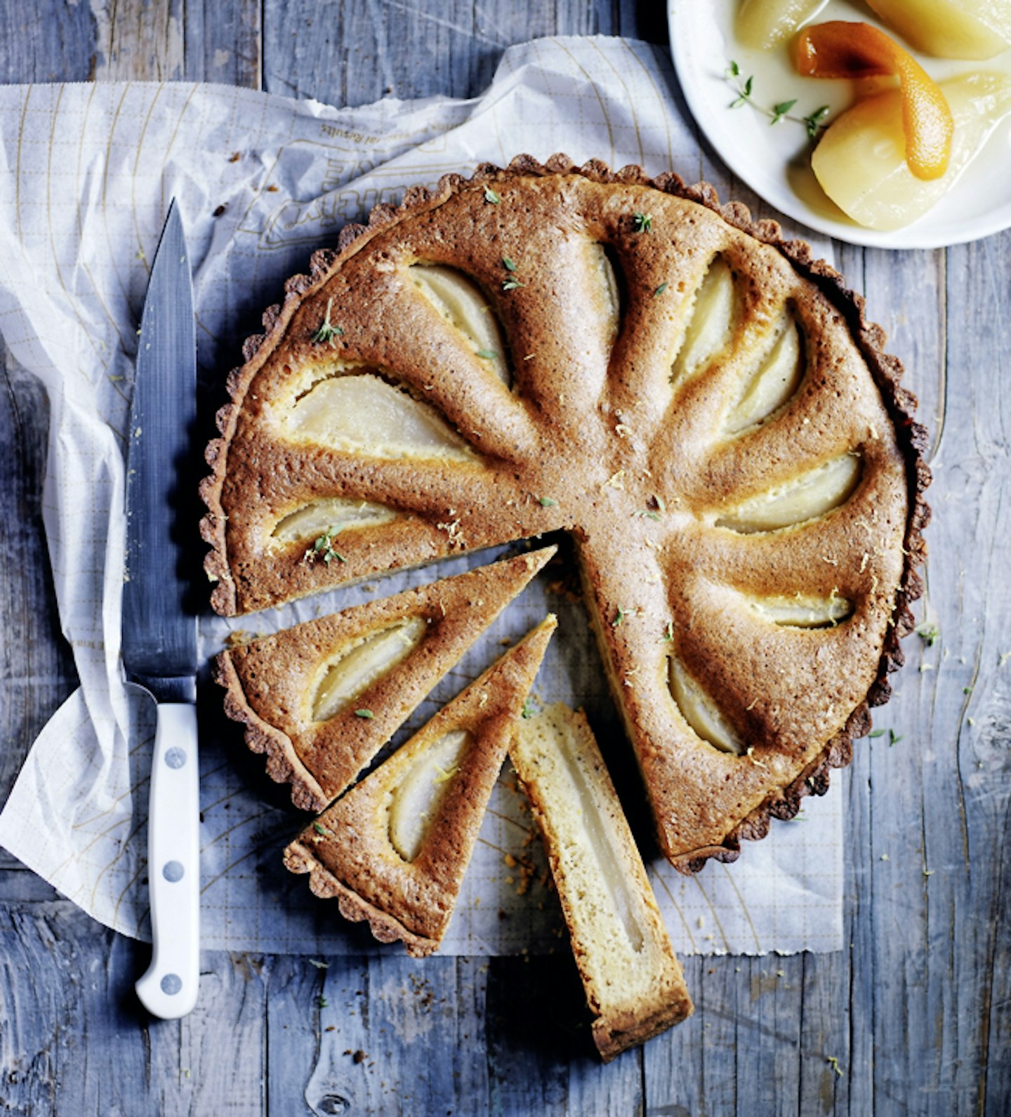How To Make A Pear And Thyme Tart