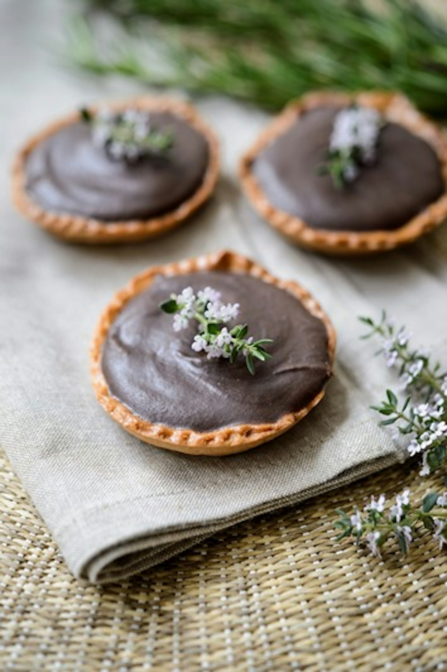 How To Make A Chocolate Herb Tart