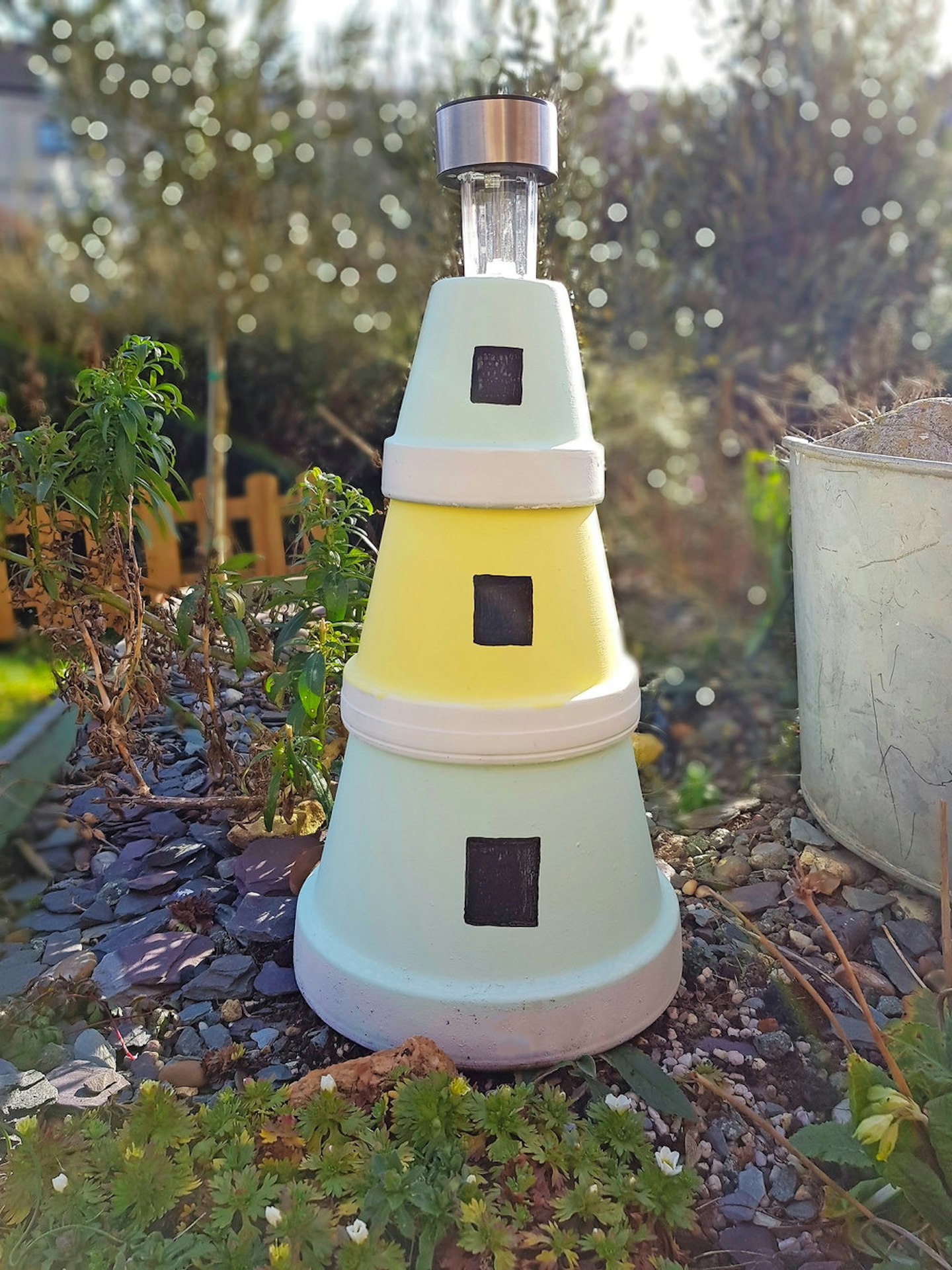 Craft Ideas | How To Make A Plant Pot Lighthouse