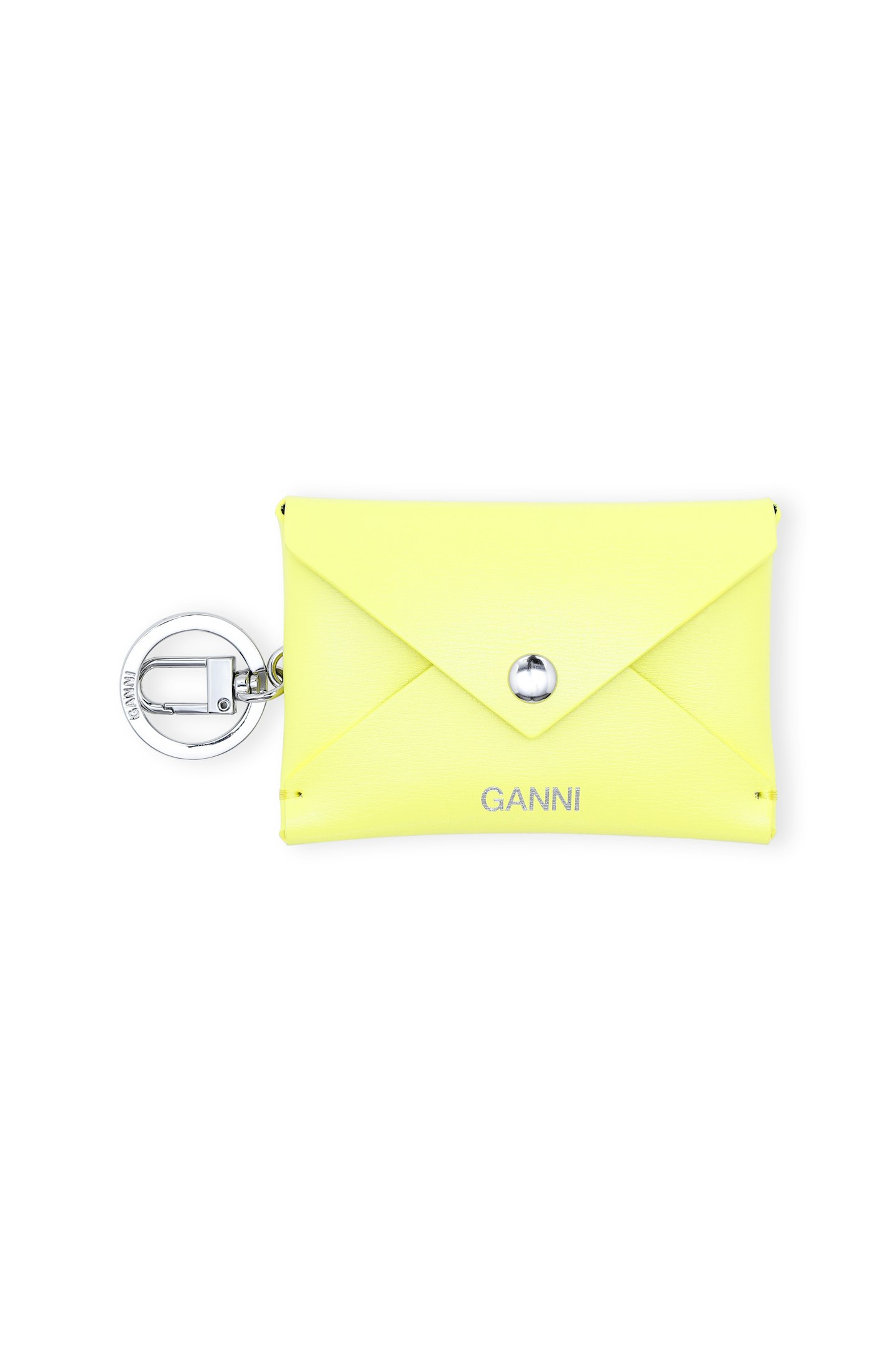 Ganni, Leather Envelope Key Chain, £40