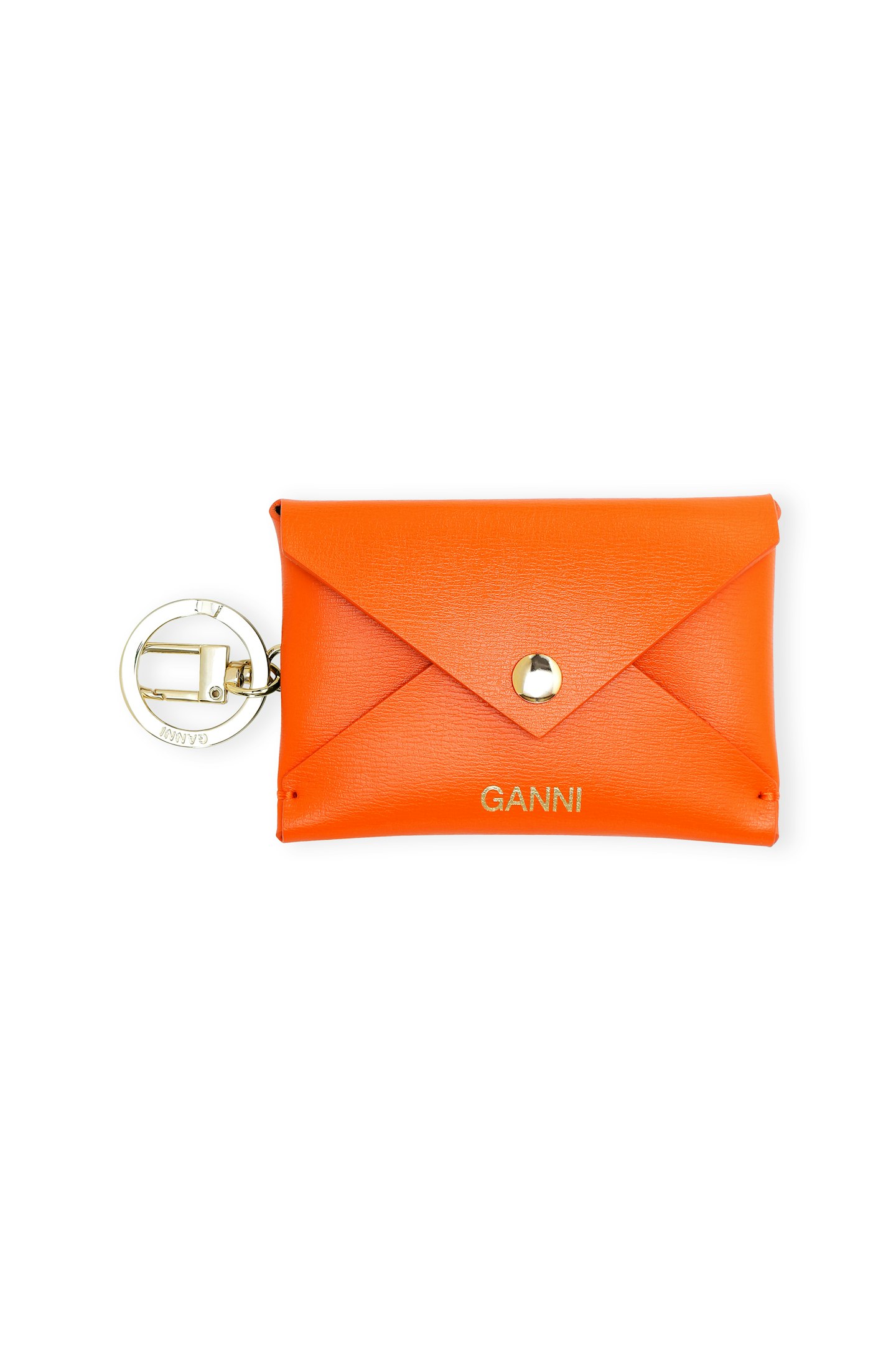 Ganni, Leather Envelope Key Chain, £40