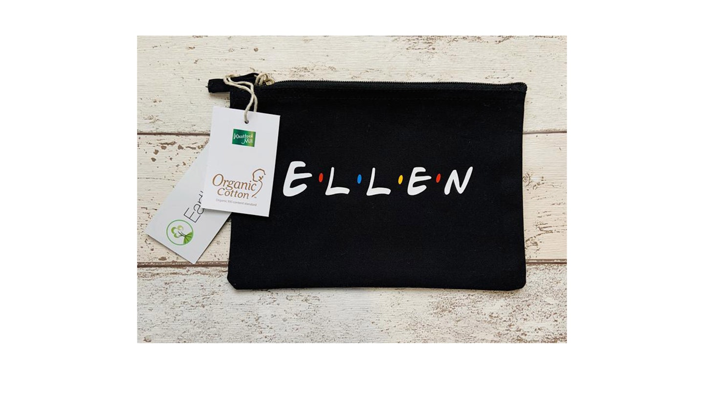 Personalised Friends inspired Accessory Pouch Make up Bag