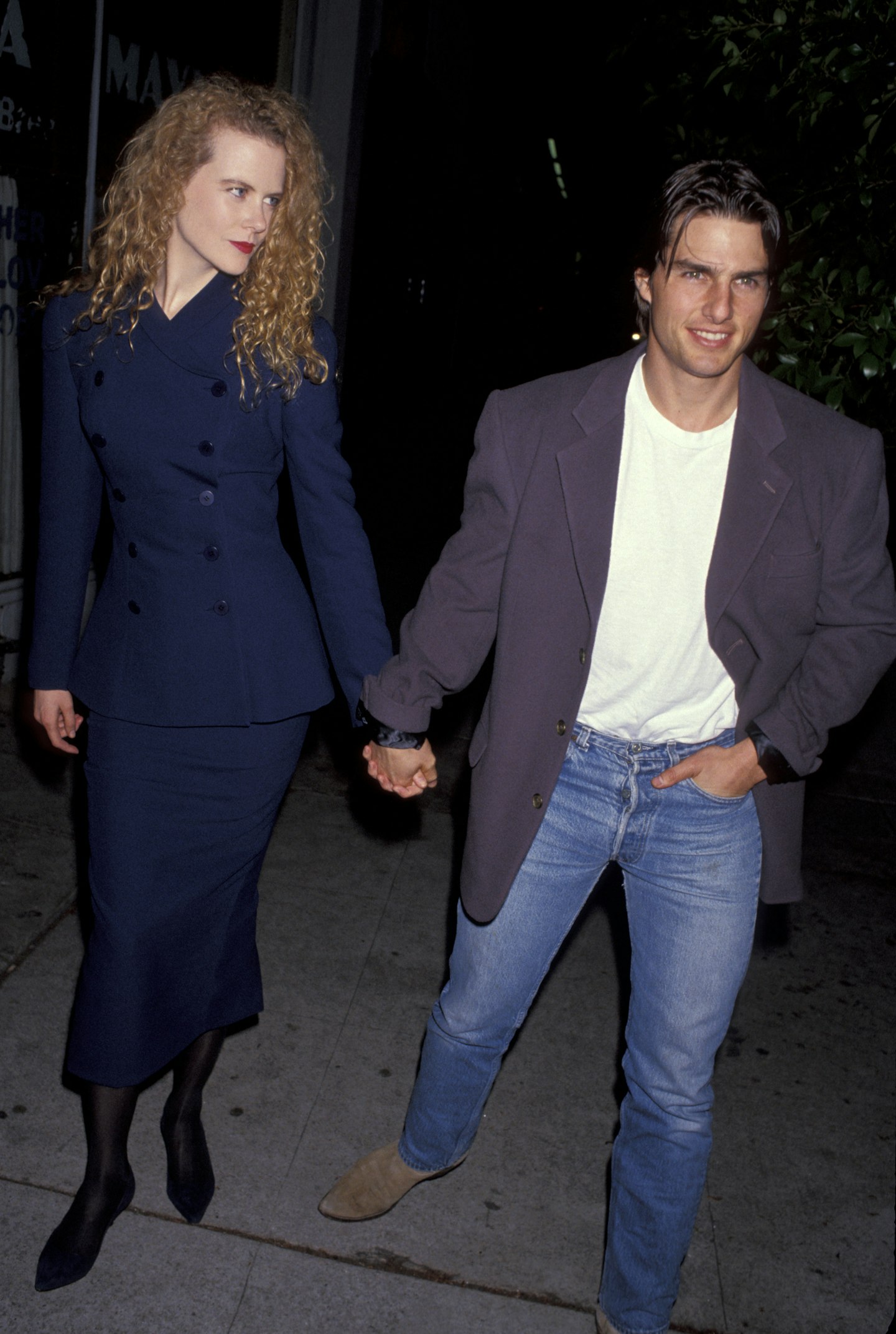 Nicole Kidman and Tom Cruise in 1992