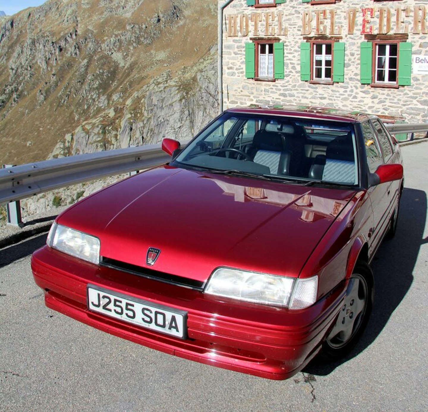 Rover 800 vs the alps