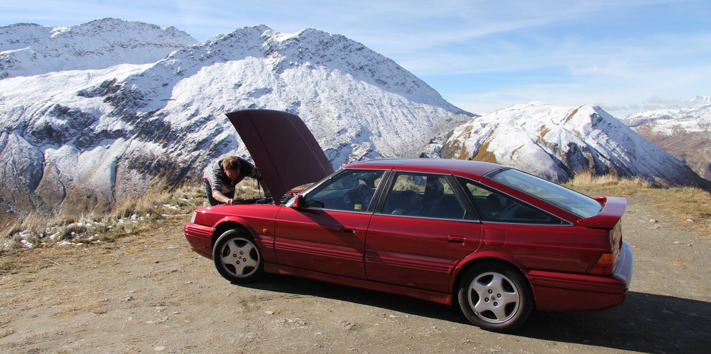 Rover 800 vs the alps