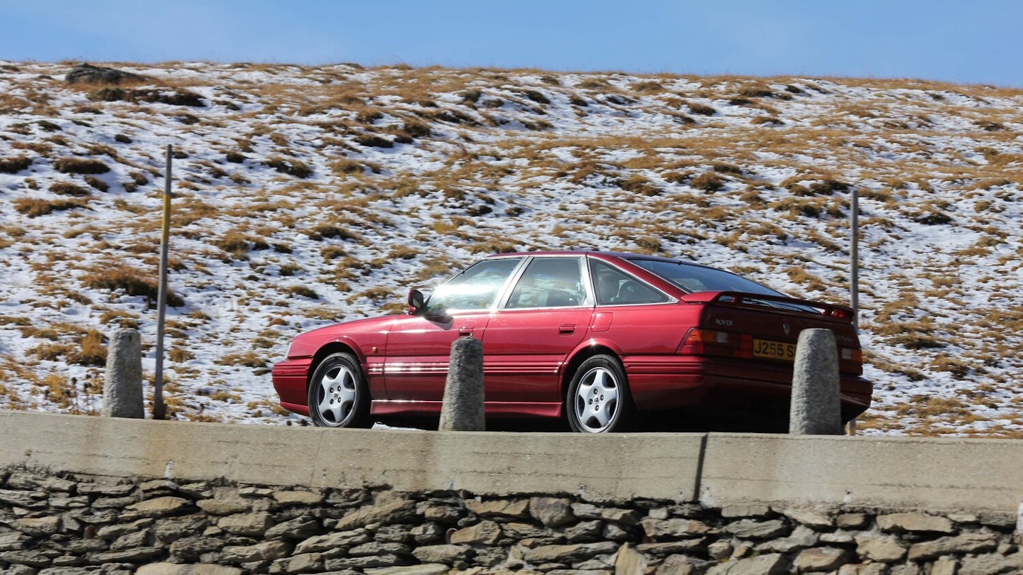 Rover 800 vs the alps