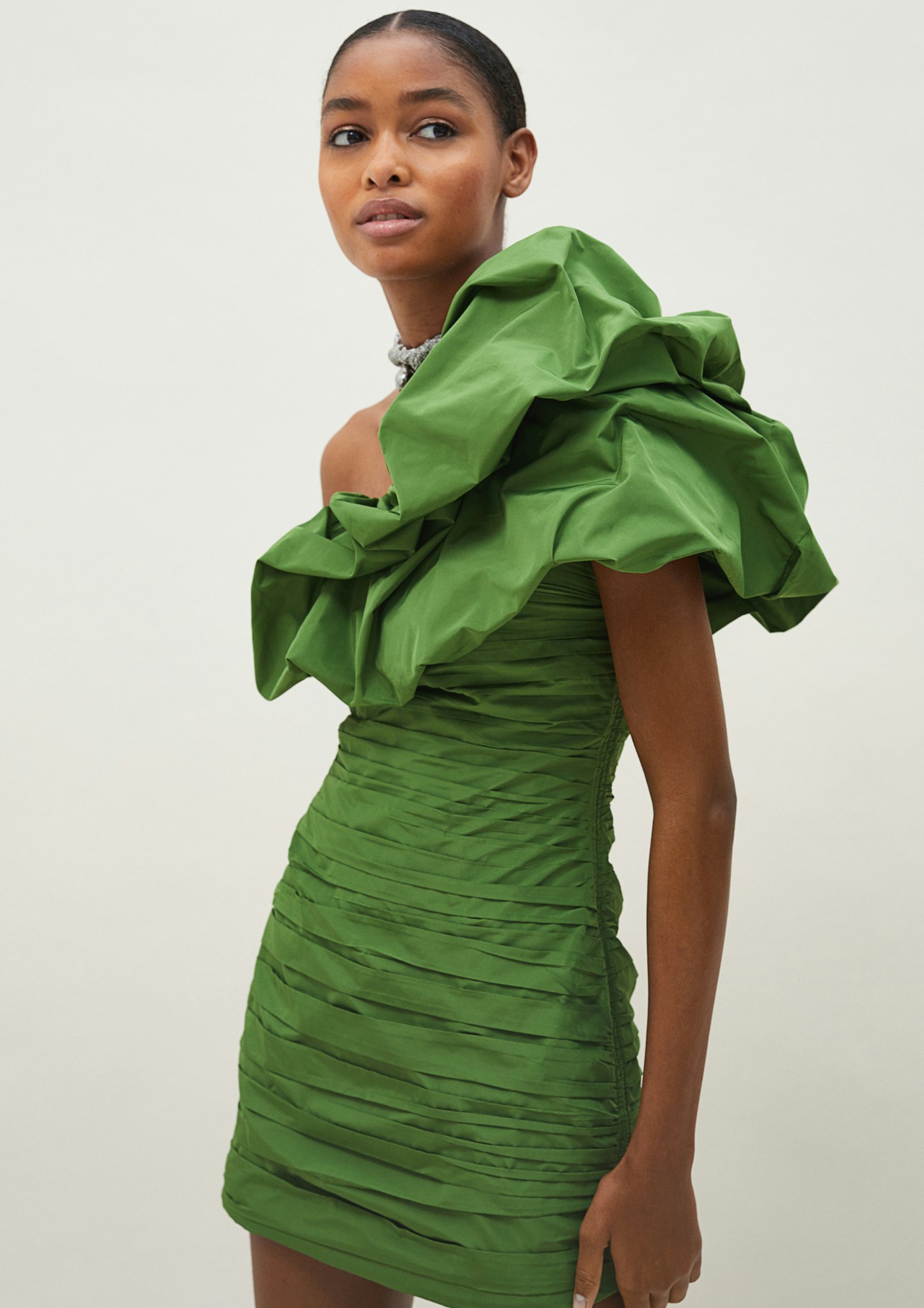 Green Asymmetric Dress, £69.99