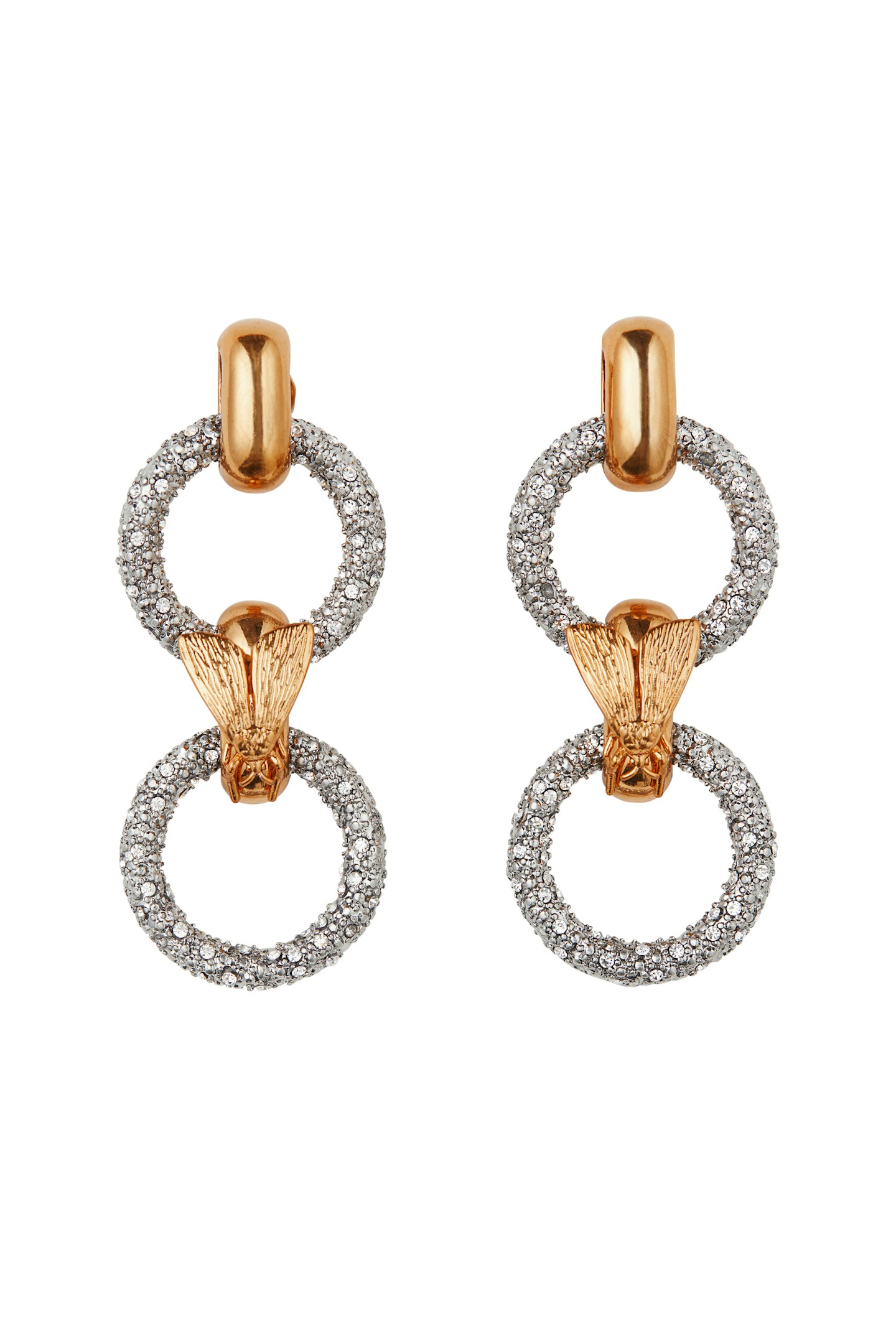 Recycled Zinc and Recycled Brass Earrings, £24.99