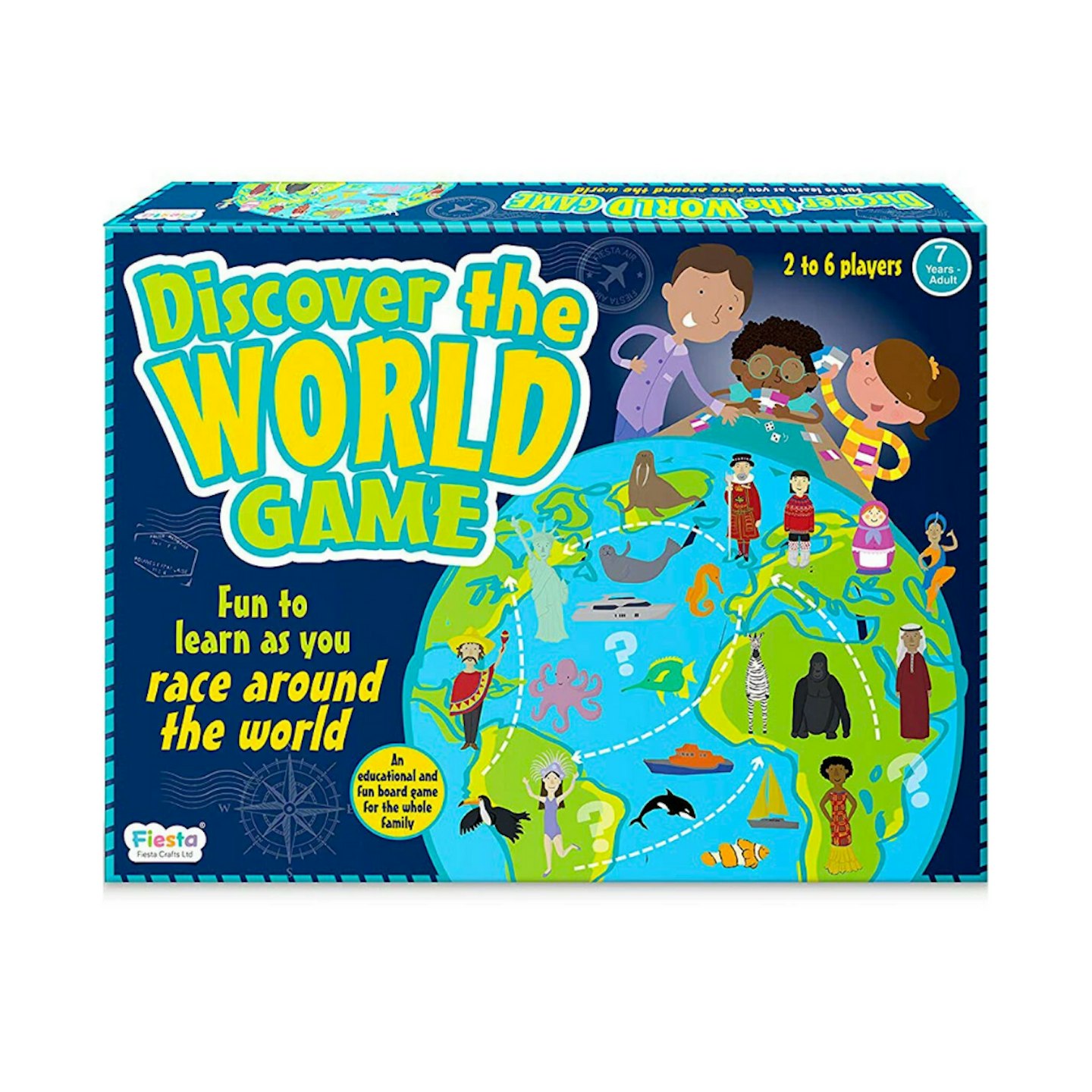 Fiesta Crafts Discover The World Map Game