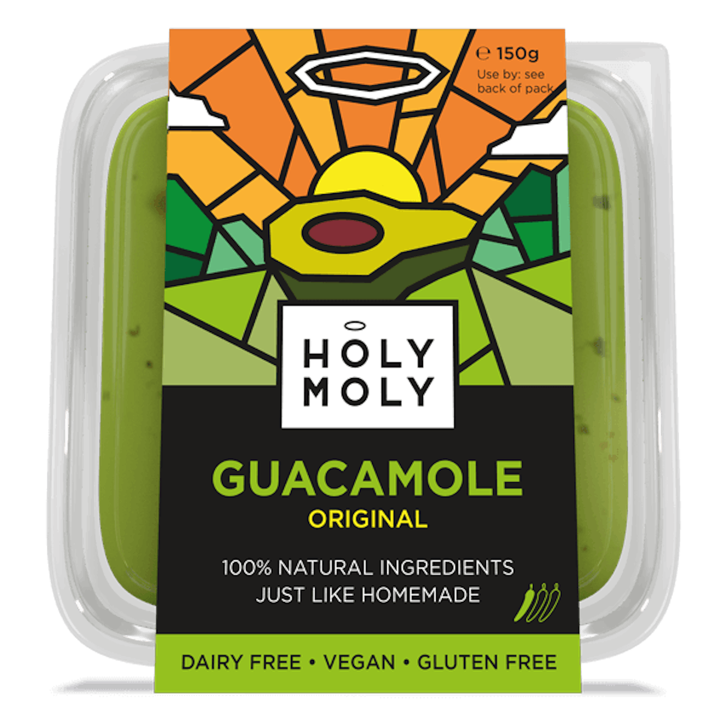 Holy Moly Guacamole Original 150G x 5