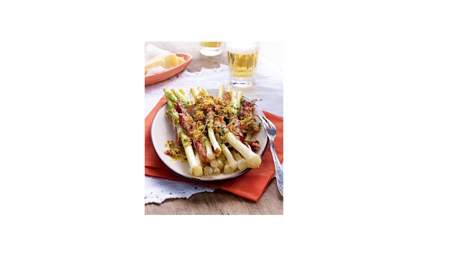 Deliciously Simple Roasted Baby Leeks and Bacon Recipe channel_name