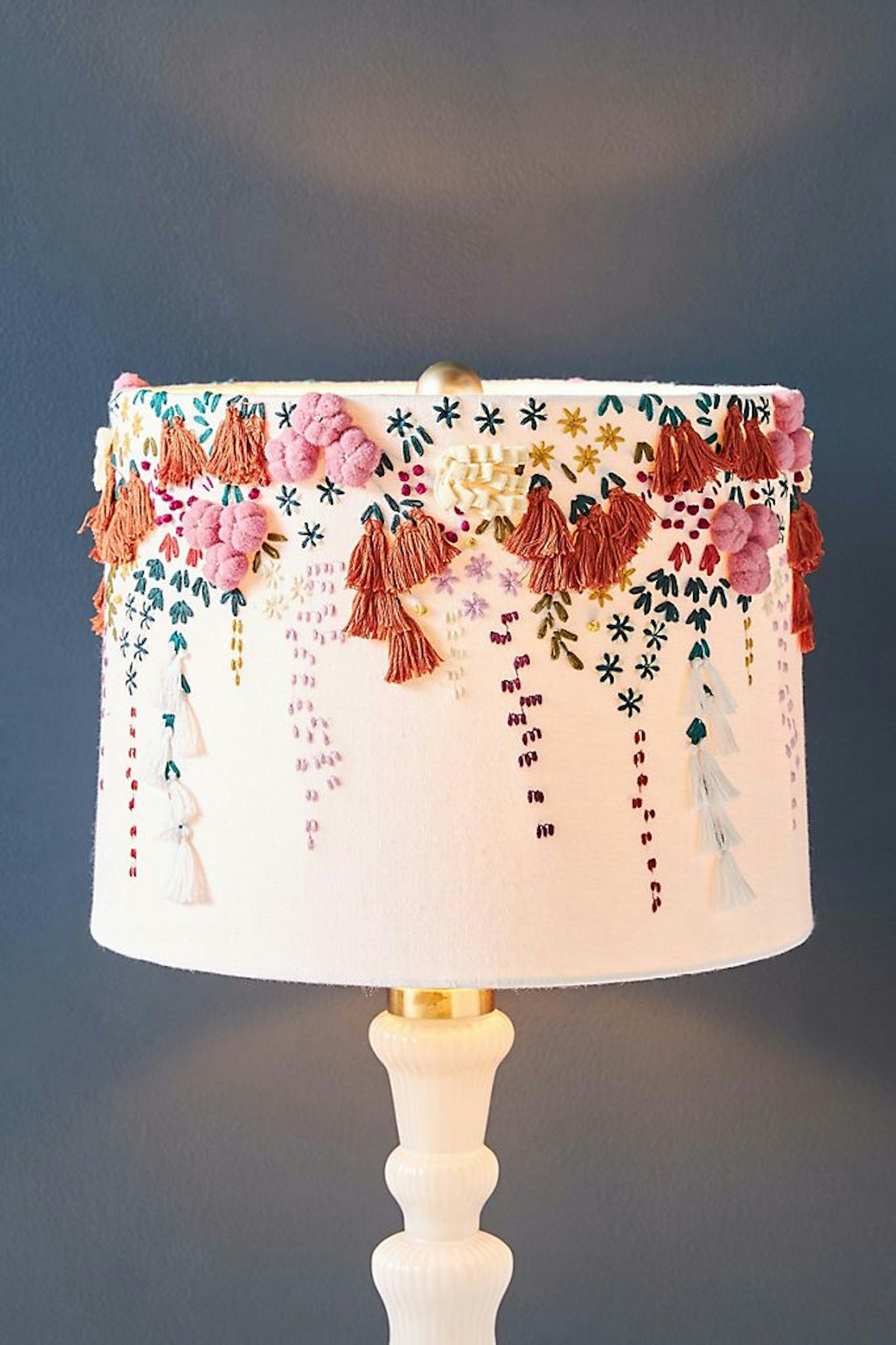 Embroidered Lampshade, WAS £78 NOW £58.50
