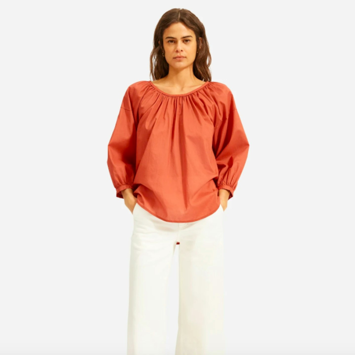 The Ruched Air Blouse, WAS £54 NOW £21
