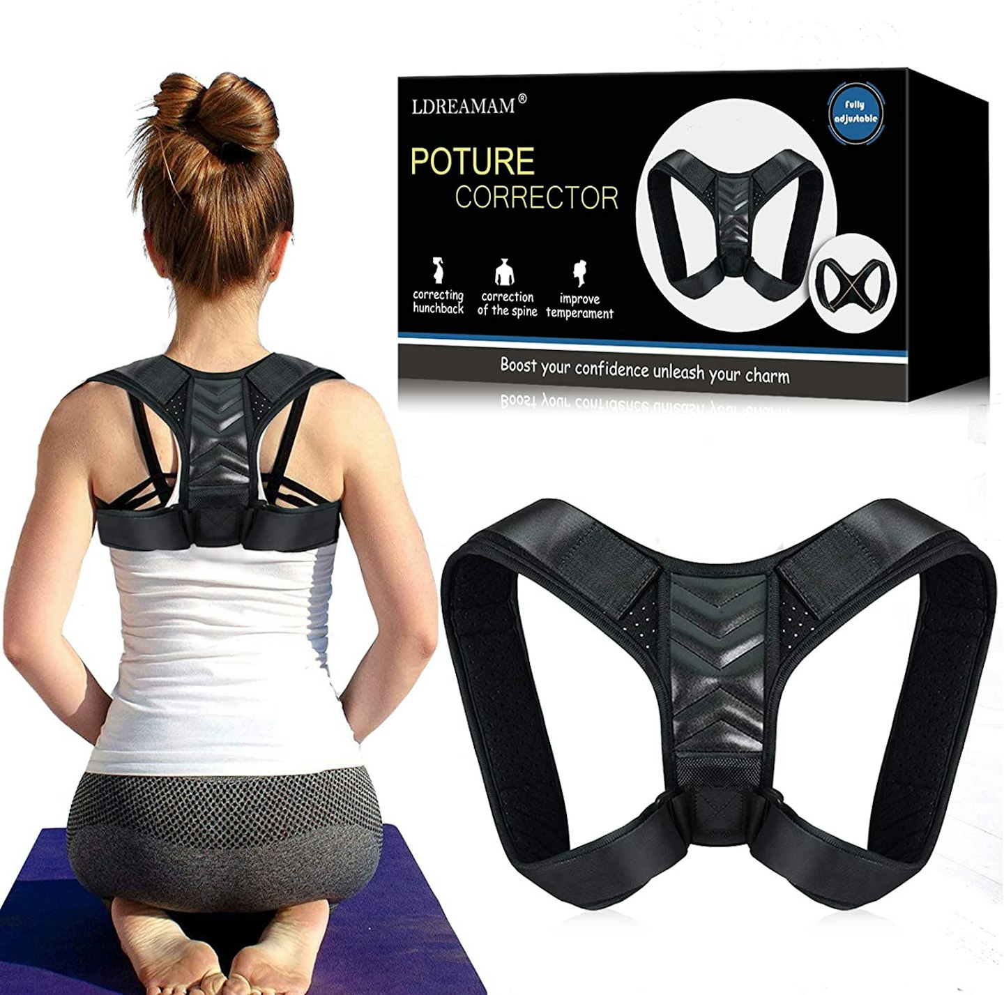 LDREAMAM Physical Therapy Posture Brace