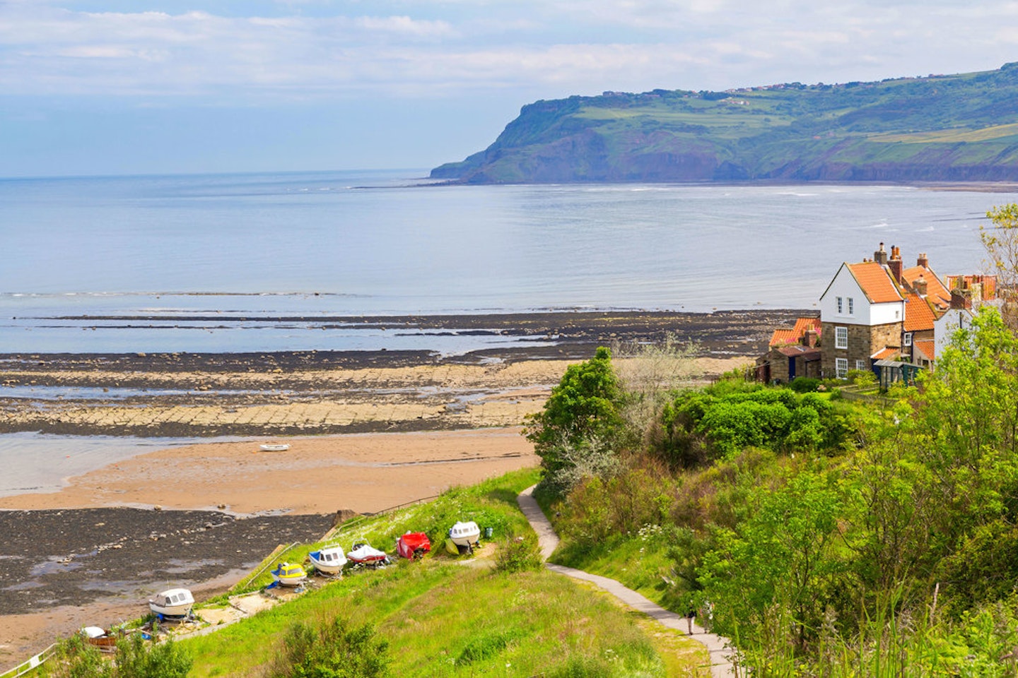 The end! Robin Hood's Bay. 