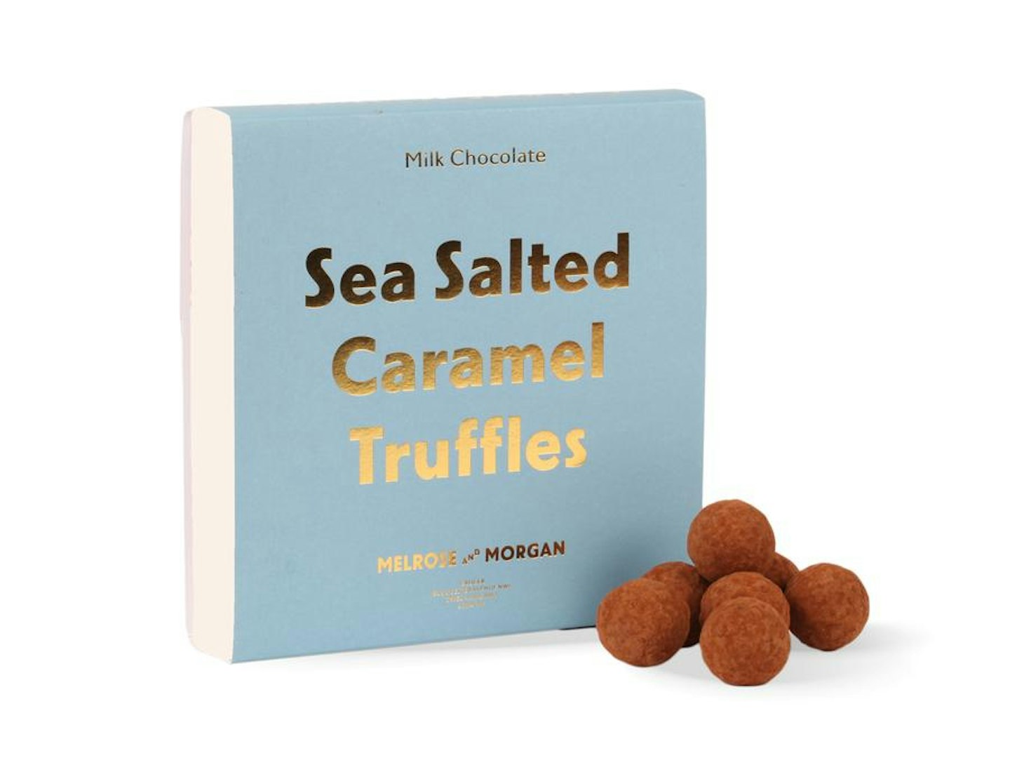 Melrose & Morgan, sea-salted caramel truffles, £20
